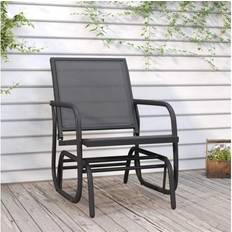 Steel Sun Chairs vidaXL Garden Glider