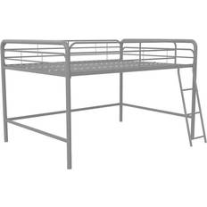 Silver Beds DHP Jett Junior Full Metal Loft Bed Silver