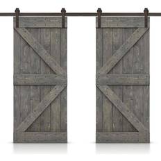 Calhome CALHOME 72 Stained Sliding Door (x82.7")