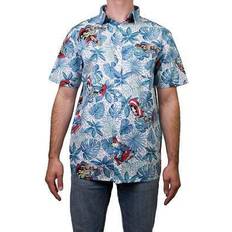 Fifth Sun Men's Marvel Retro Paradise Short Sleeves Woven Shirt - Multi Color