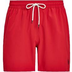 Polo Ralph Lauren Men Swimming Trunks Polo Ralph Lauren 5.75-Inch Traveler Classic Swim Trunk - Red