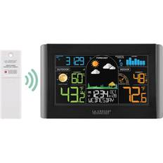 LA CROSSE TECHNOLOGY Wireless Color Weather Station Black