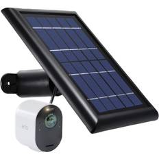 Solar Panels Wasserstein Solar Panel for Arlo Ultra 2 and Arlo Pro 4 Surveillance Cameras Black