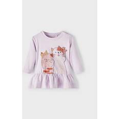 1-3M Bluse e Tuniche Name It Nbfsanna Camicia a maniche lunghe con petali di orchidea - lilla