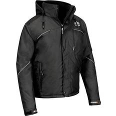 4XL Work Jackets Ergodyne N-Ferno 6467 Winter Work Jacket, X-Large, Black