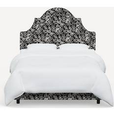 White Continental Beds Skyline Furniture Rifle Paper Cloth & Company Marion Upholstered/Linen H Continental Bed