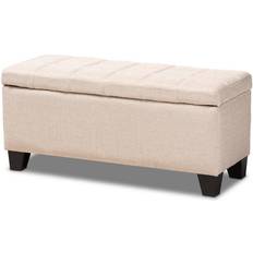 Green Storage Benches Baxton Studio Fera Light Storage Bench