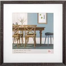 Walther Design Fiorito Billedramme med Passepartout 20x20 cm Grå Ramme