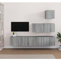 vidaXL Grey sonoma, 80 TV Bench