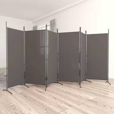 vidaXL Anthracite, 520 2-Panel Screen Room Divider