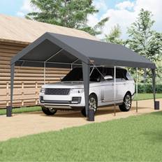 Billiga Carportar VEVOR Heavy Duty 10 x 20ft Car Canopy with 8 Reinforced Poles and 4 Weighted Bags (Área de construcción )