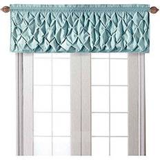 VCNY Home Valance Window Treatment with Rod Pocket Carmen Blue 60 x 20 in
