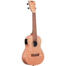 Strengeinstrumenter Kala KA-20CE Burled Meranti Concert Ukulele, with EQ