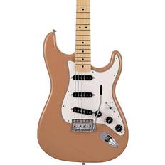 Beige Guitares Électriques Fender MIJ Limited International Color Stratocaster MN Sahara Taupe Guitare électrique