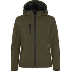 Dame - Grøn - Softshell-jakke Jakker Clique Lined Softshell Jacket Women - Fog Green