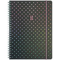 Almanacka 2023 Brunnen Veckokalender Disco 2023 2024 A5 Svart Rosa 2 Sidor