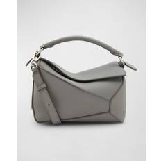 Loewe Womens Pearl Grey Puzzle Edge Small Leather Cross-body bag 1 Size