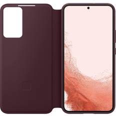 Samsung Galaxy S22 S-View Flip Cover in BurgundyEF-ZS906CEEGUS Burgundy