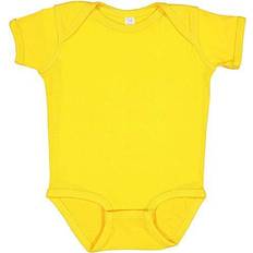 Gold Bodysuits Children's Clothing Rabbit Skins Baby Soft Short-Sleeve Bodysuit 4400 Gold, 24M