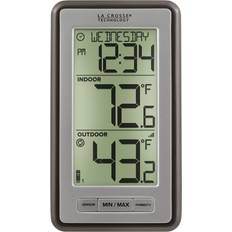 LA CROSSE TECHNOLOGY Wireless Thermometer, Titanium