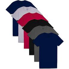 Men's Pocket Crewneck T-shirt 6-pack - Black/Grey