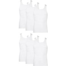 Men's Tank Top Undershirt 6-pack - White