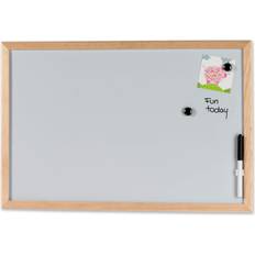 Presentasjonstavler Naga White Board Wood Frame 40x60cm