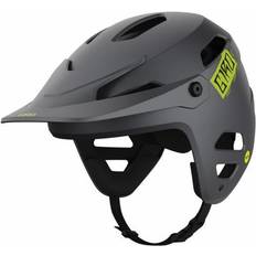 Plastic Cycling Helmets Giro Tyrant Spherical MIPS - Matte Metallic Black/Ano Lime