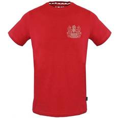 Aquascutum Stitched Aldis Logo T-shirt - Red