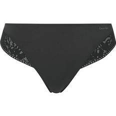 Calvin Klein Recycled Lace Knickers - Black