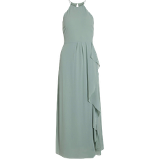 Vila Milina Sleeveless Evening Dress - Green Environment