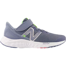 New Balance Kid's Fresh Foam Arishi v4 - Arctic Grey/Pixel Green/True Red