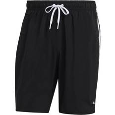 Swimming Trunks Adidas 3-Stripes CLX Swim Shorts - Black / White