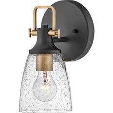 Hinkley Easton 10 1/2"H Black Gold Wall Light