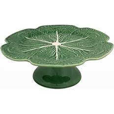 Green Cake Plates Bordallo Pinheiro Cabbage Cake Plate