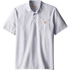 Carhartt Poloshirts Carhartt Polo Manches Courtes Maille Piquée Poche S1K570HGYXXL