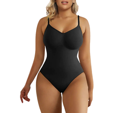 Black Bodysuits Shaperx Tummy Control Shapewear - Black