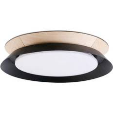 Wood Ceiling Flush Lights FARO BARCELONA Tender Ceiling Flush Light 45cm