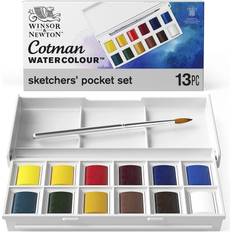 Winsor & Newton Aquarellfarben Winsor & Newton Cotman Watercolours Sketchers' Pocket Set 13-pack