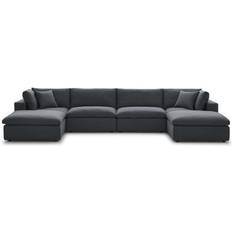 Furniture modway Sectional Commix Down Overstuffed Sofa