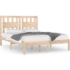 Bed frame 140x200 vidaXL Bed Frame Solid Sengeramme 140x200cm