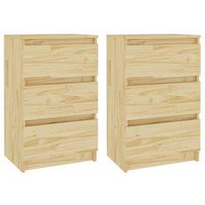 Pino Mobili vidaXL Wooden Comodino 29.5x40cm 2pcs