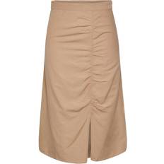 Nederdele Pieces Milano Midi Nederdel Damer Størrelse: Brun