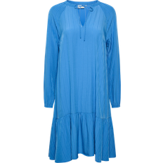 Kaffe A-Line Fit Sommerkleid - Blau