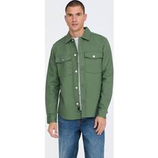 Only & Sons Ensfarvet Loose Fit Overshirt