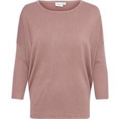 Saint Tropez Mila Neck Jumper - Natural