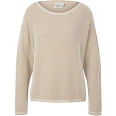 Tom Tailor Stickad Tröja Med Struktur - Beige