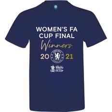 CHELSEA Women's FA Cup Winners T-Shirt Navy Mens