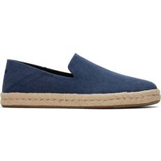 Toms Santiago Espadrille Navy Recycled Cotton Canvas Men's Shoes Navy