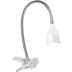 Airam Bordlamper Airam Stella Hvid Klemmelampe Bordlampe 48cm